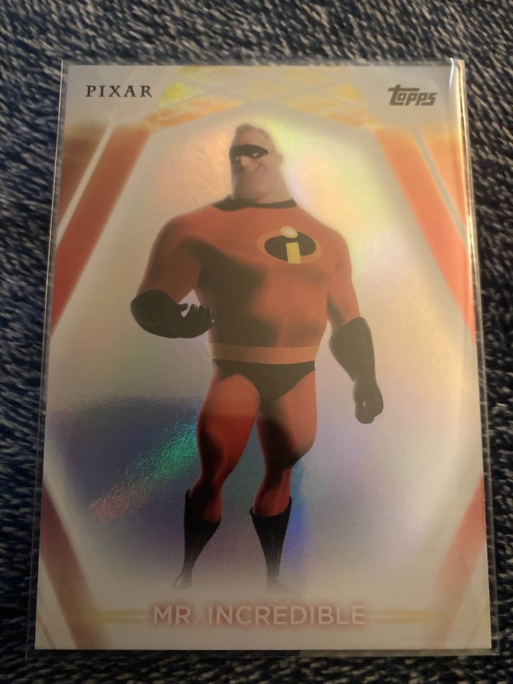 Topps Orange & Gold Mr. Incredible Pixar Card